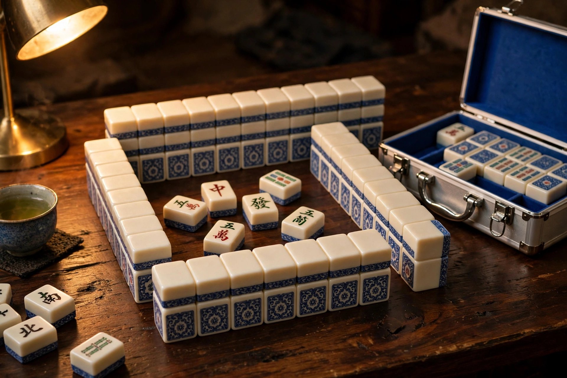 Chinese mahjong set