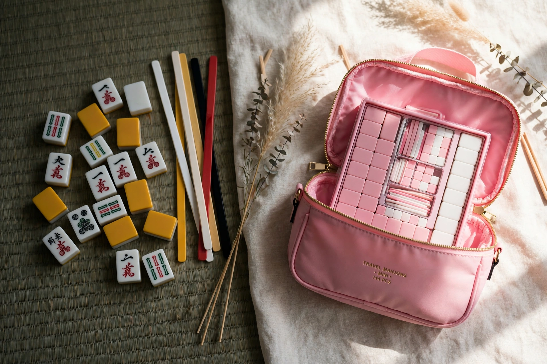 Japanese Riichi mahjong set